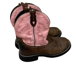 JUSTIN Gypsy Women's Western Cowboy Boots Size 6 1/2B